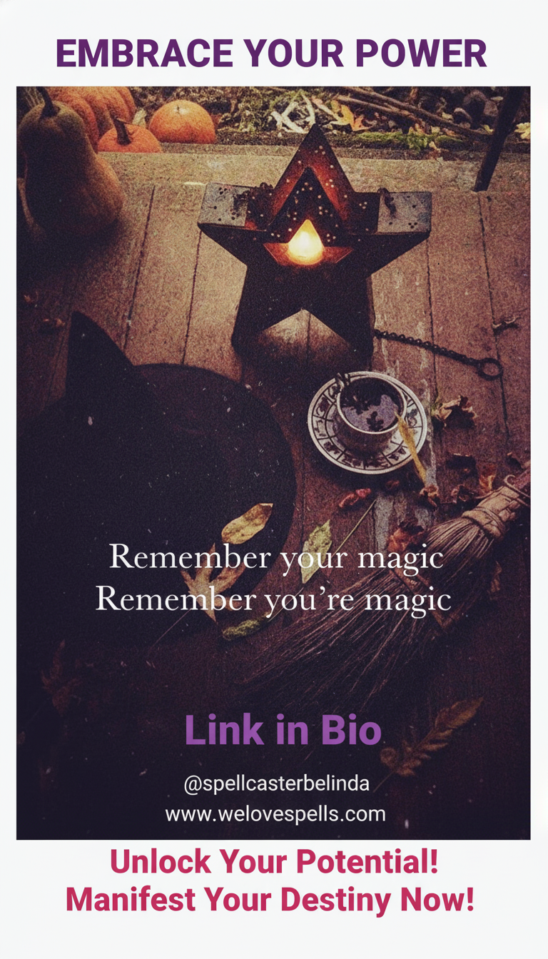 Halloween Witchcraft Ritual Spell Casting