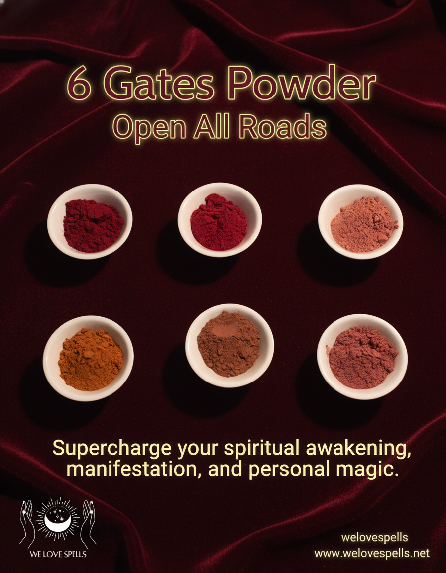 6 Gates Powder - Road Opener Spell Powder