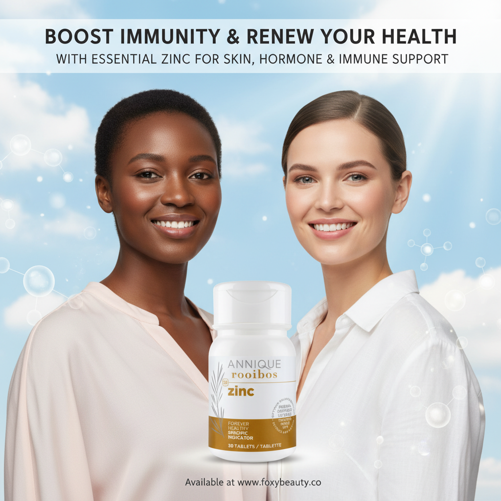 Annique Forever Healthy Zinc 30 Tablets bottle close-up