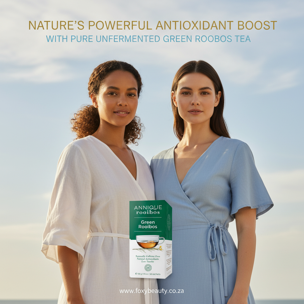 Annique Green Rooibos Tea packaging in box 50g