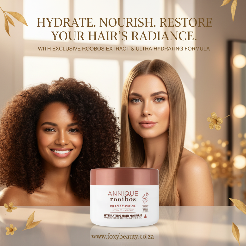 Annique Miracle Tissue Hydrating Hair Masque product jar close-up