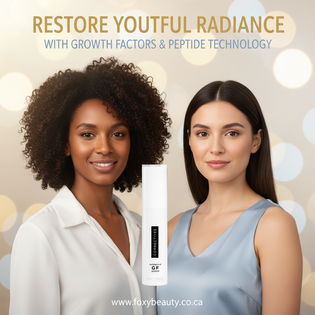 Product visual of Lamelle Intensive GF Serum bottle and packaging