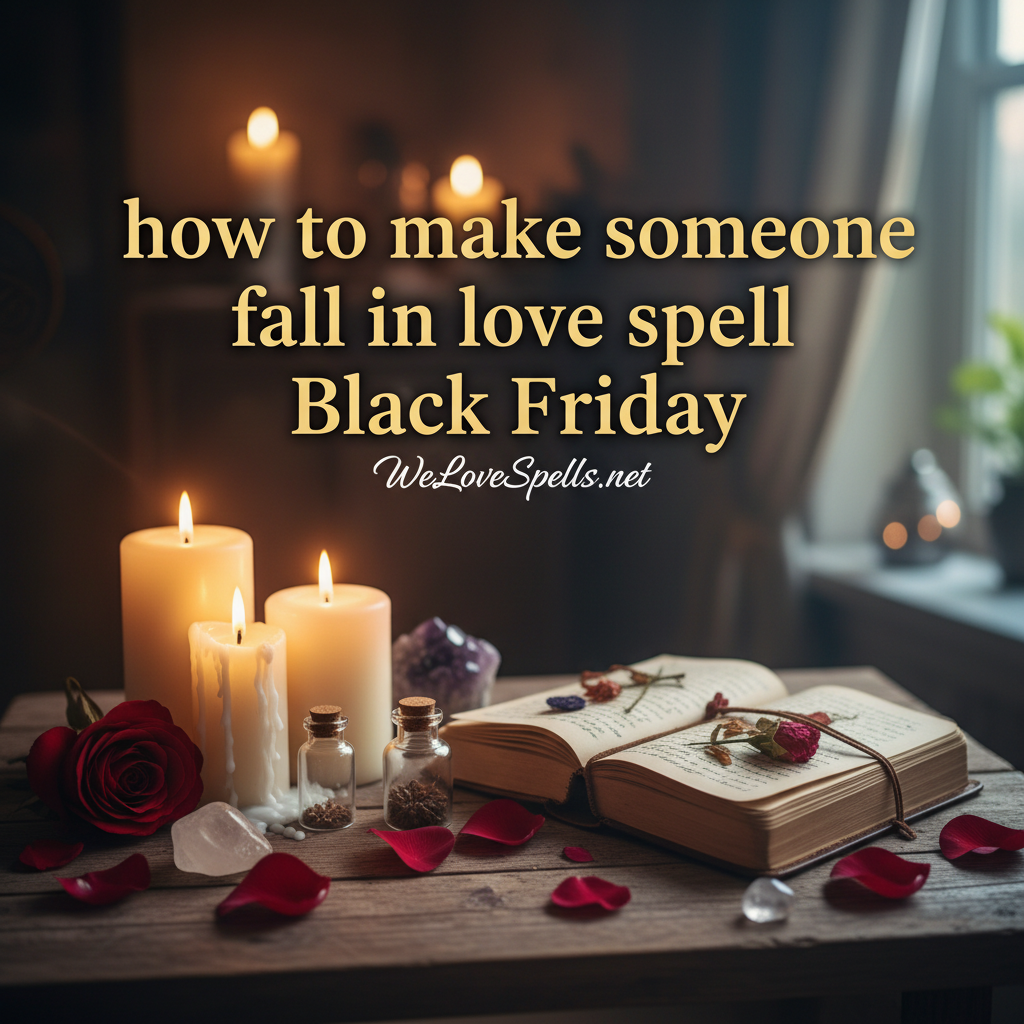 How to make someone fall in love spell Black Friday magic