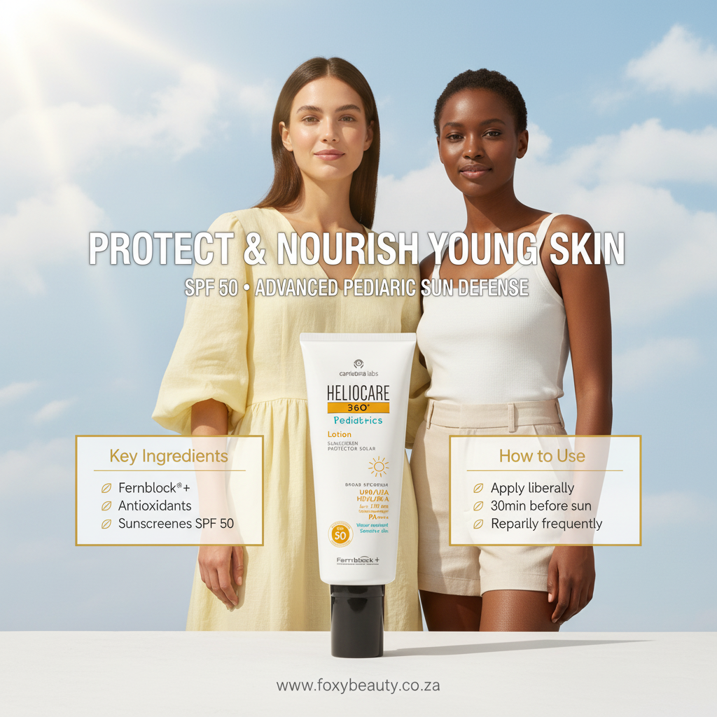 Heliocare 360 Pediatrics Lotion SPF 50 bottle front view