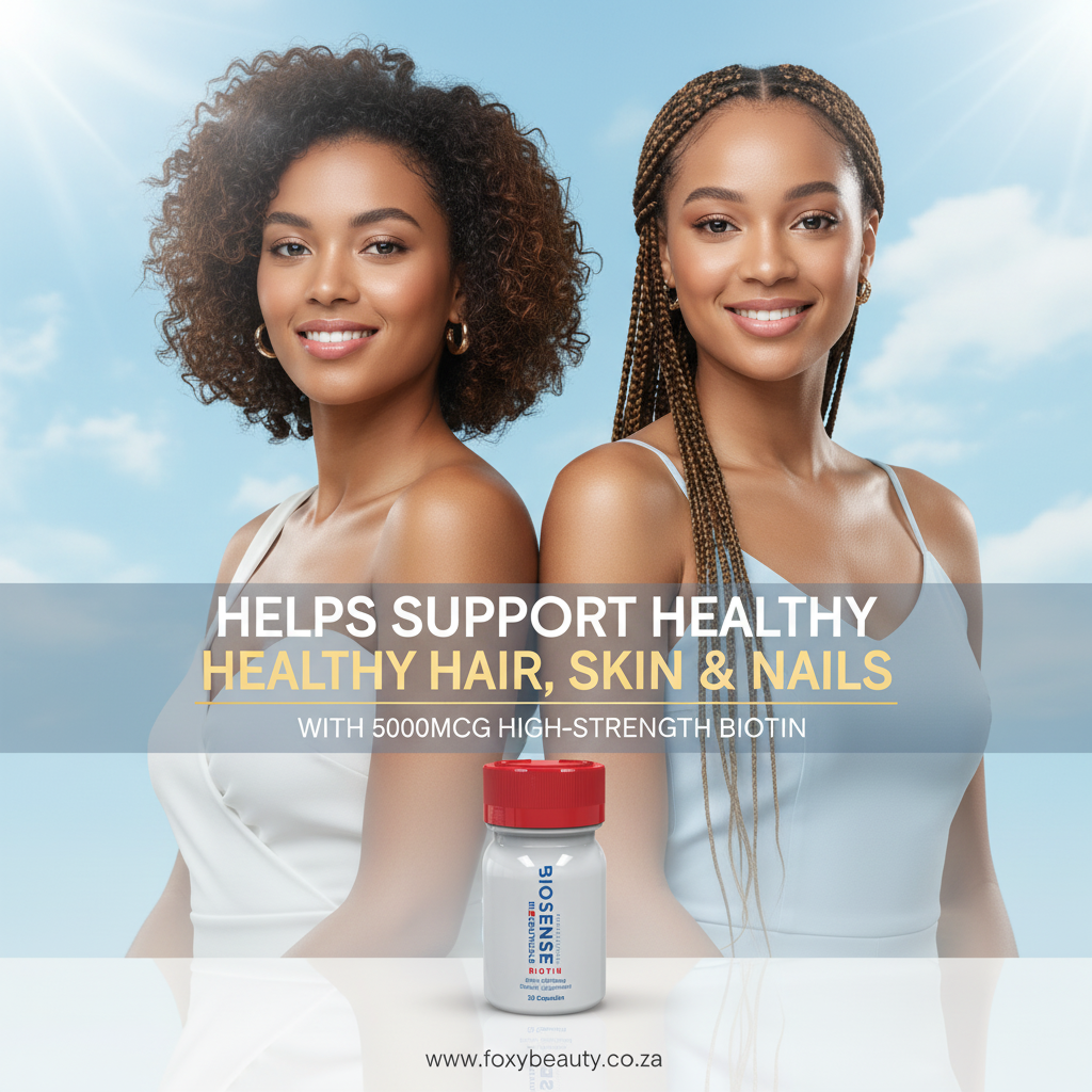 BioSense Biotin 5000mcg capsules product visual