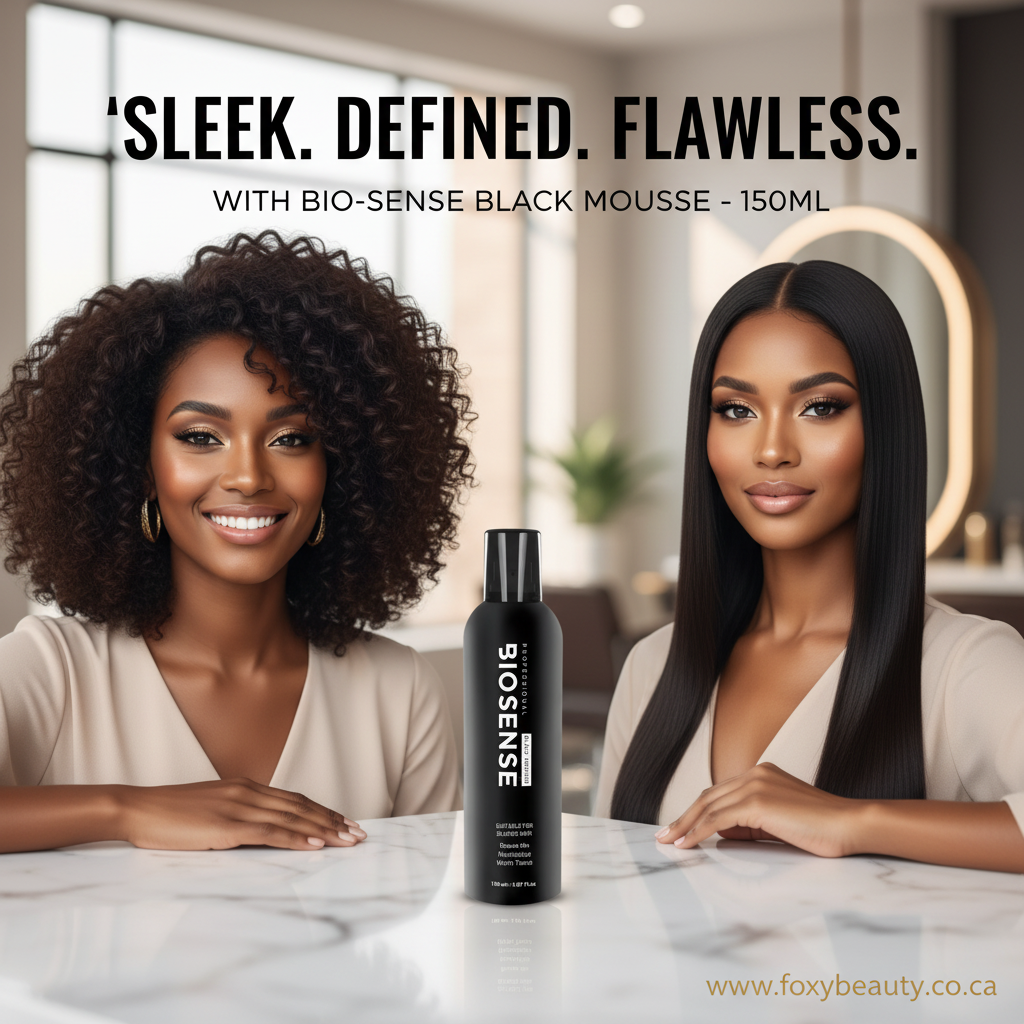 BioSense Black Mousse 150ml bottle front view