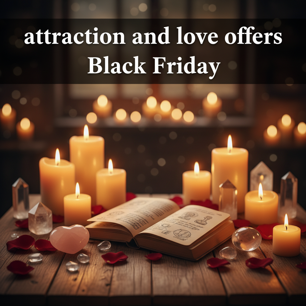 Attraction and Love Black Friday Spell Energy