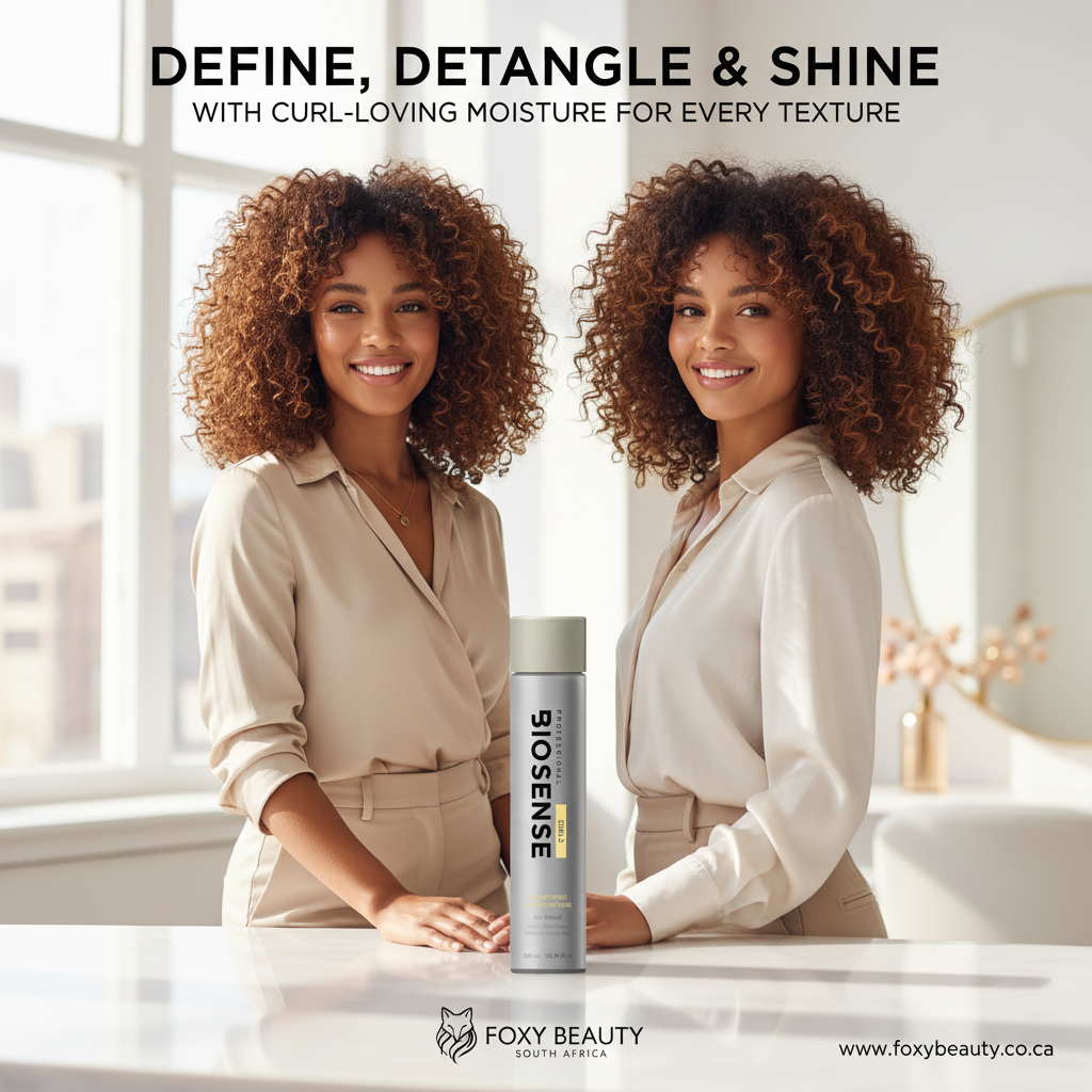 BioSense Curls Conditioner 300ml bottle on neutral background