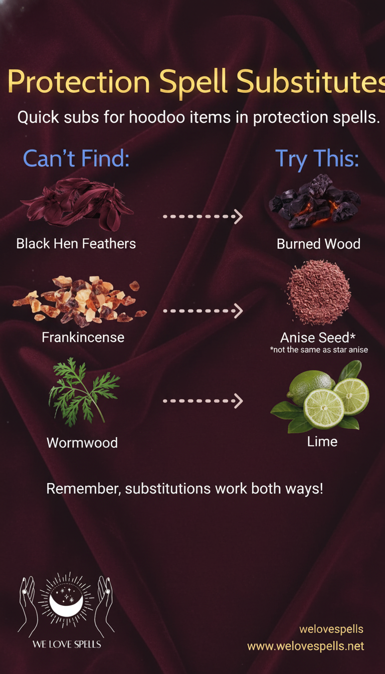 Hoodoo candle and ritual tools for home spellwork