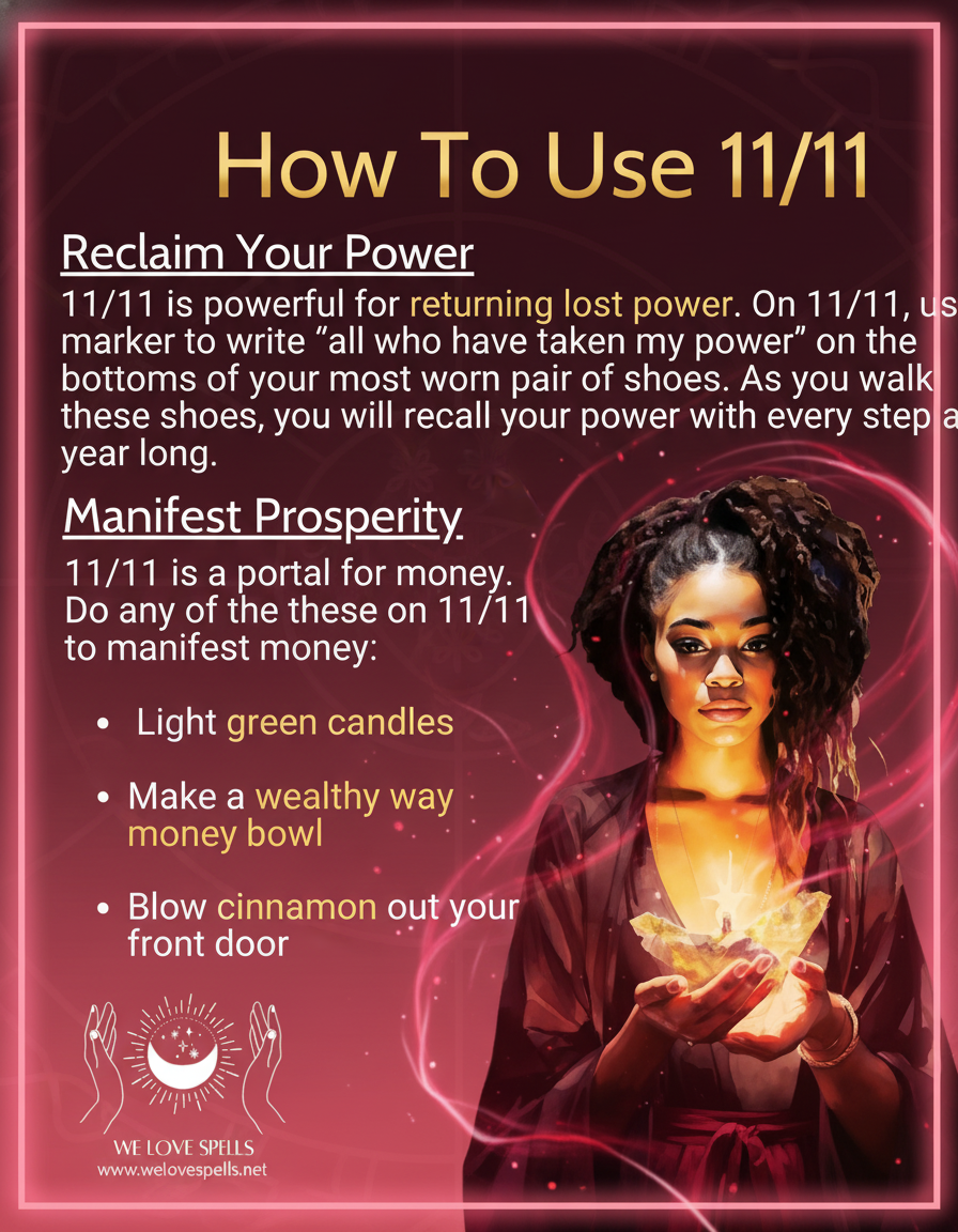 11/11 Manifestation Portal Energy Image