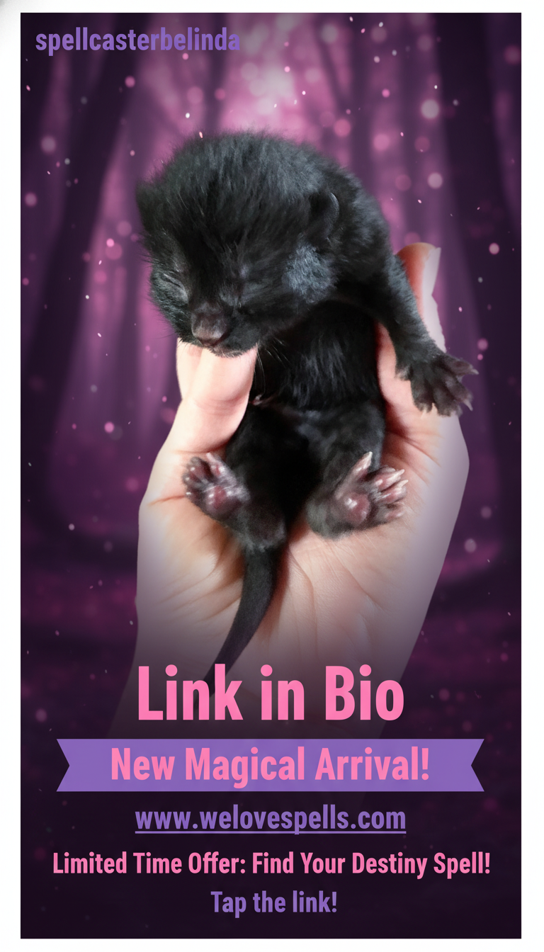 Luna cuddling her newborn kitten during the first day of life