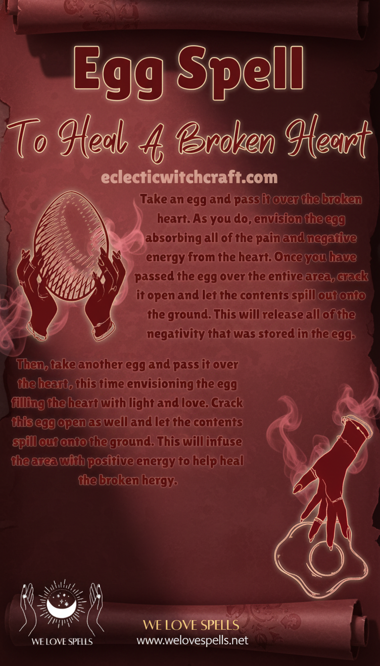 Egg healing ritual for heartbreak and self-love