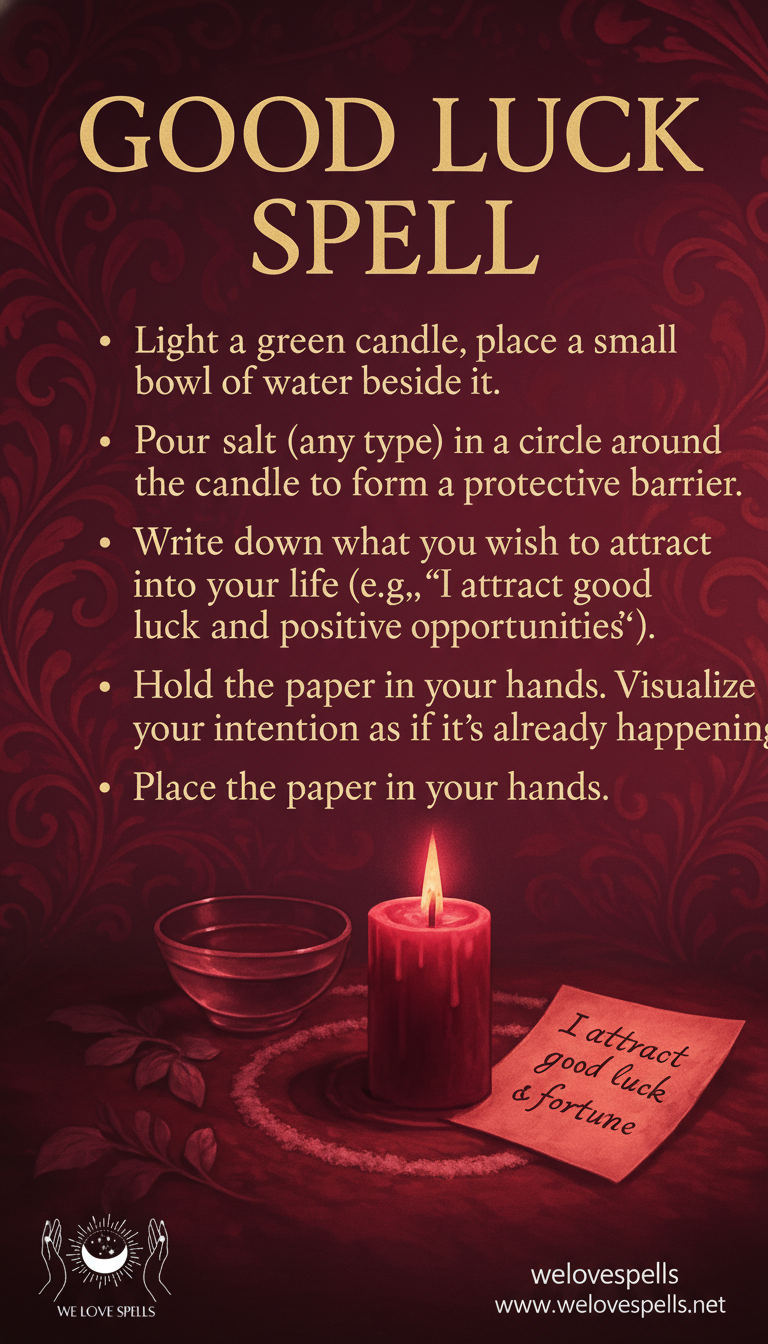 lucky charm and candle for attracting wealth and prosperity