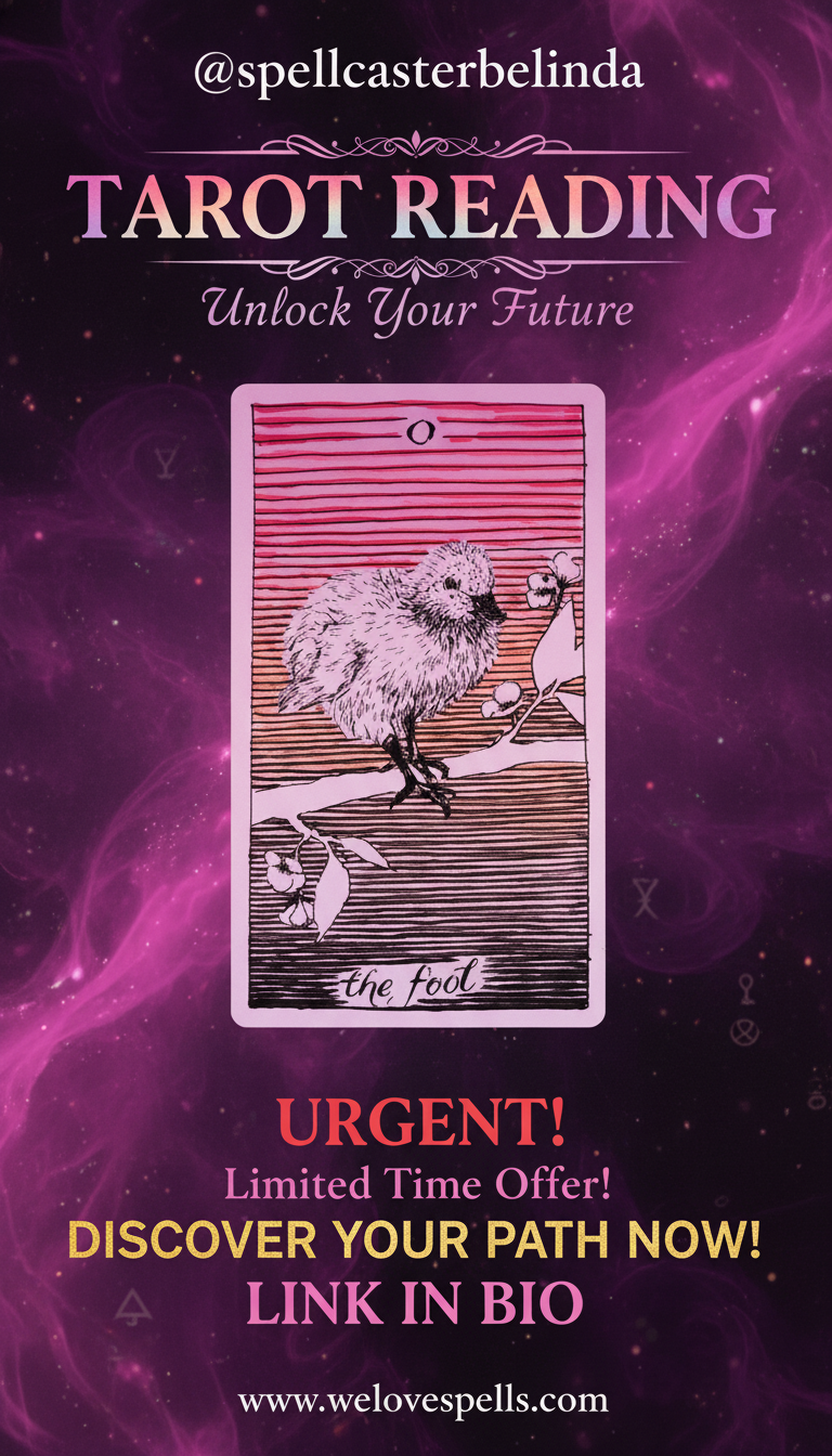 Tarot reading with The Fool card as a symbol of courage and adventure