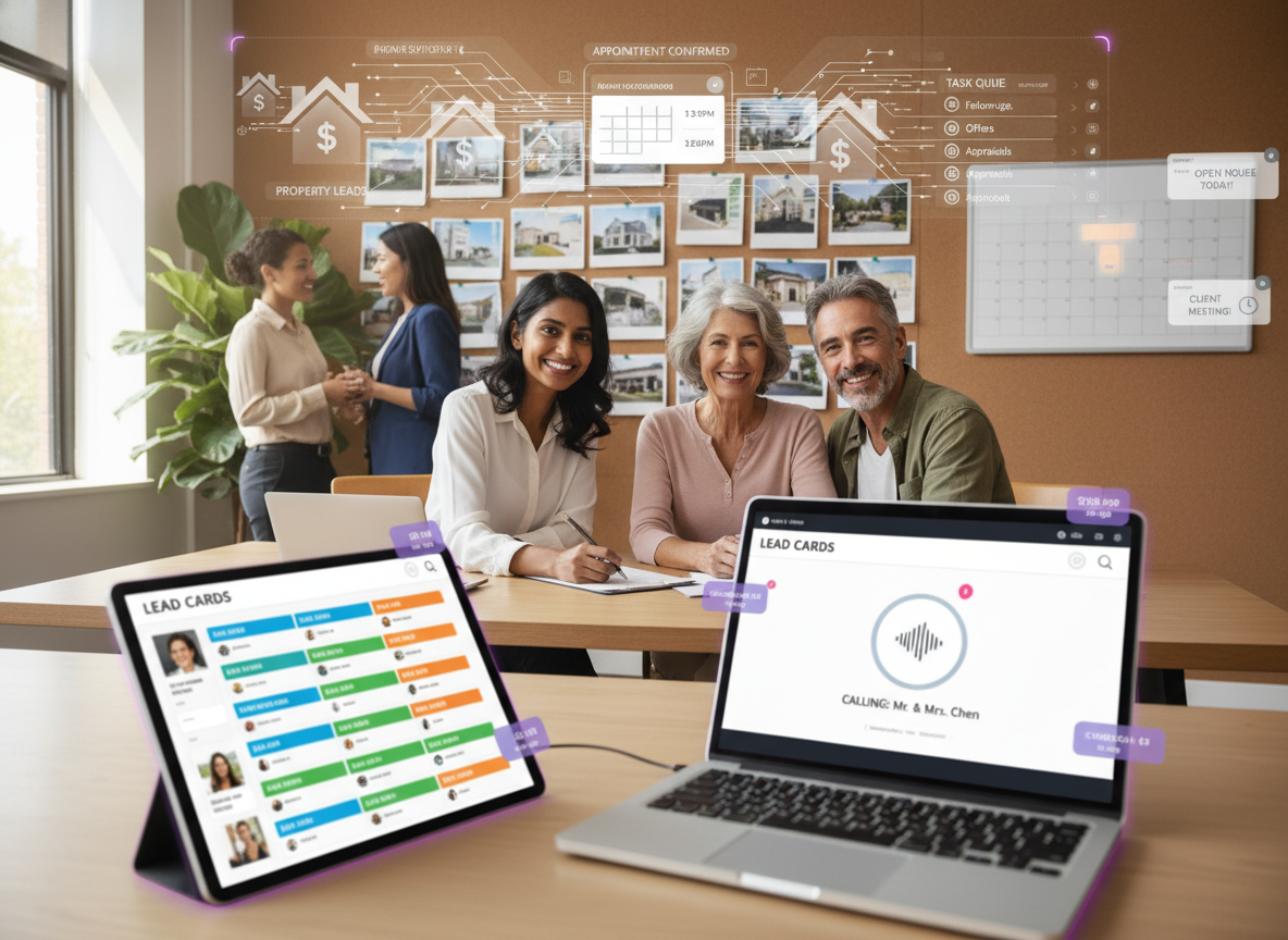 Real estate automation overlay