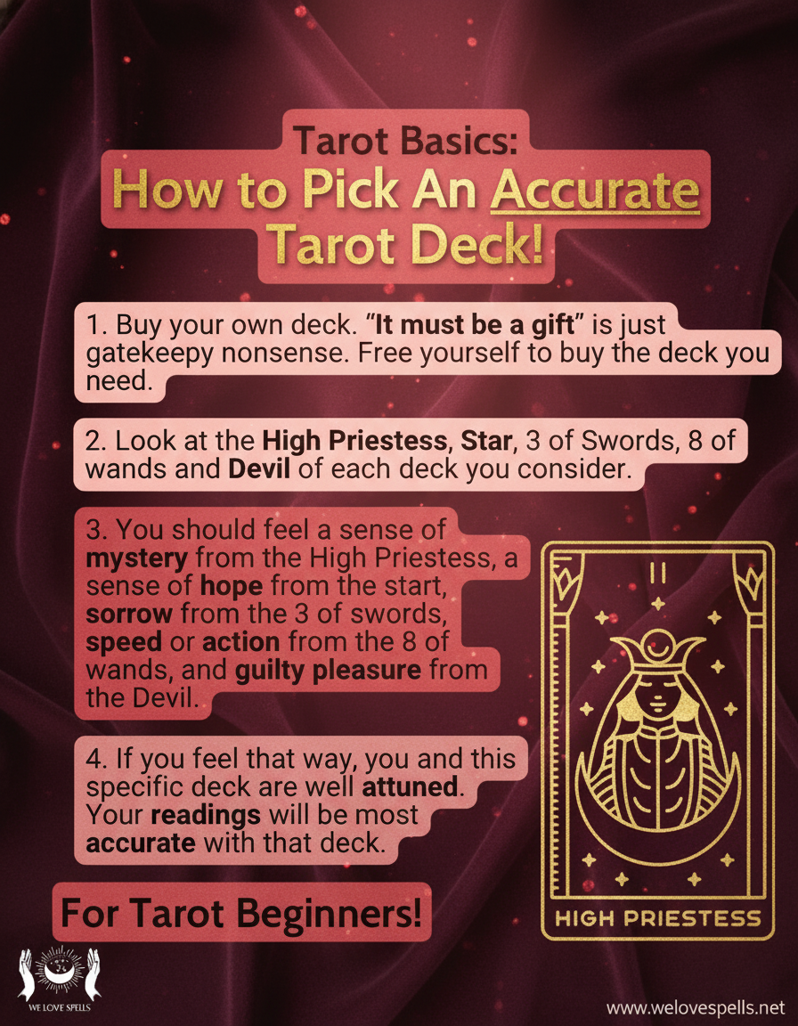 Tarot deck selection for beginners and advanced readers