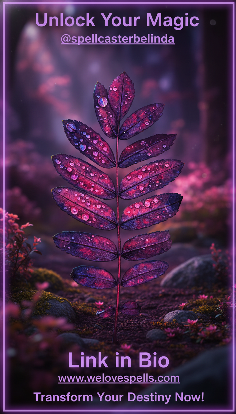 Halloween witch performing autumn ritual