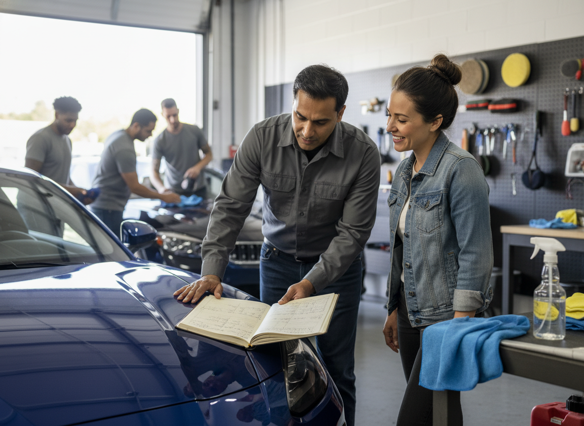 Detailing appointment ledger Detailing appointment ledger