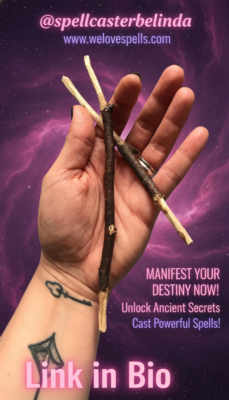 Witch's altar tools magical energy balance