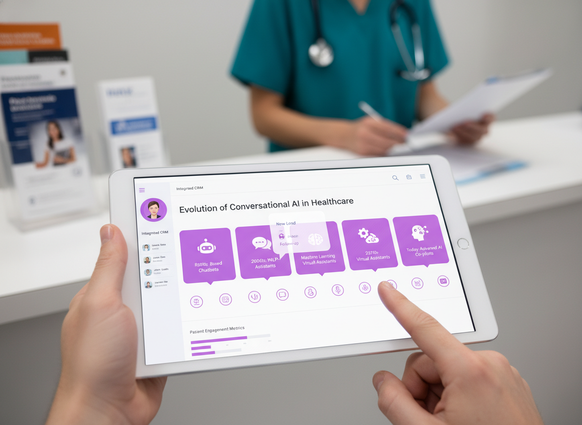 Infographic tablet CRM Infographic tablet CRM