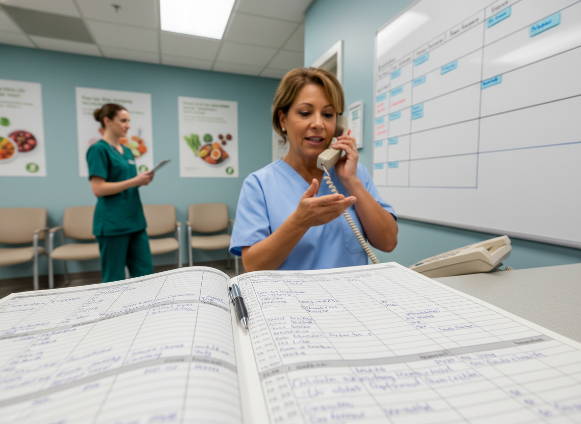 Clinic receptionist scheduling Clinic receptionist scheduling