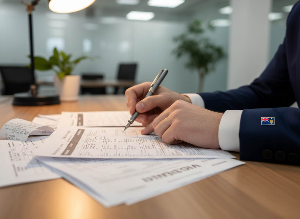 Reviewing accident claim documents