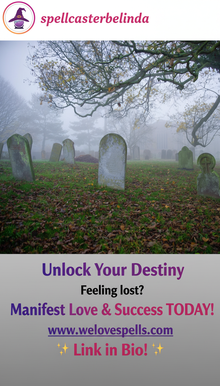 Candlelit path through a historic church graveyard during Samhain celebration