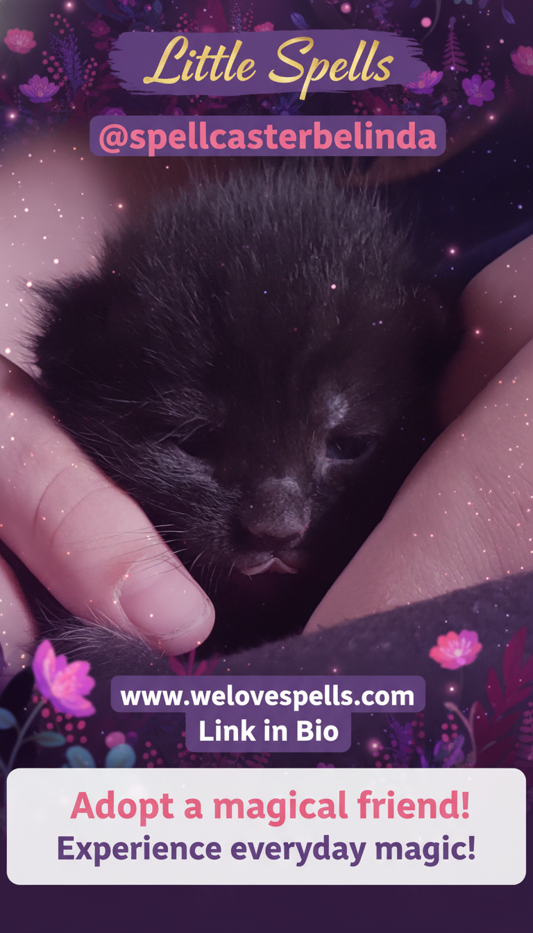 Mama Luna holding Little Salem in her magical home