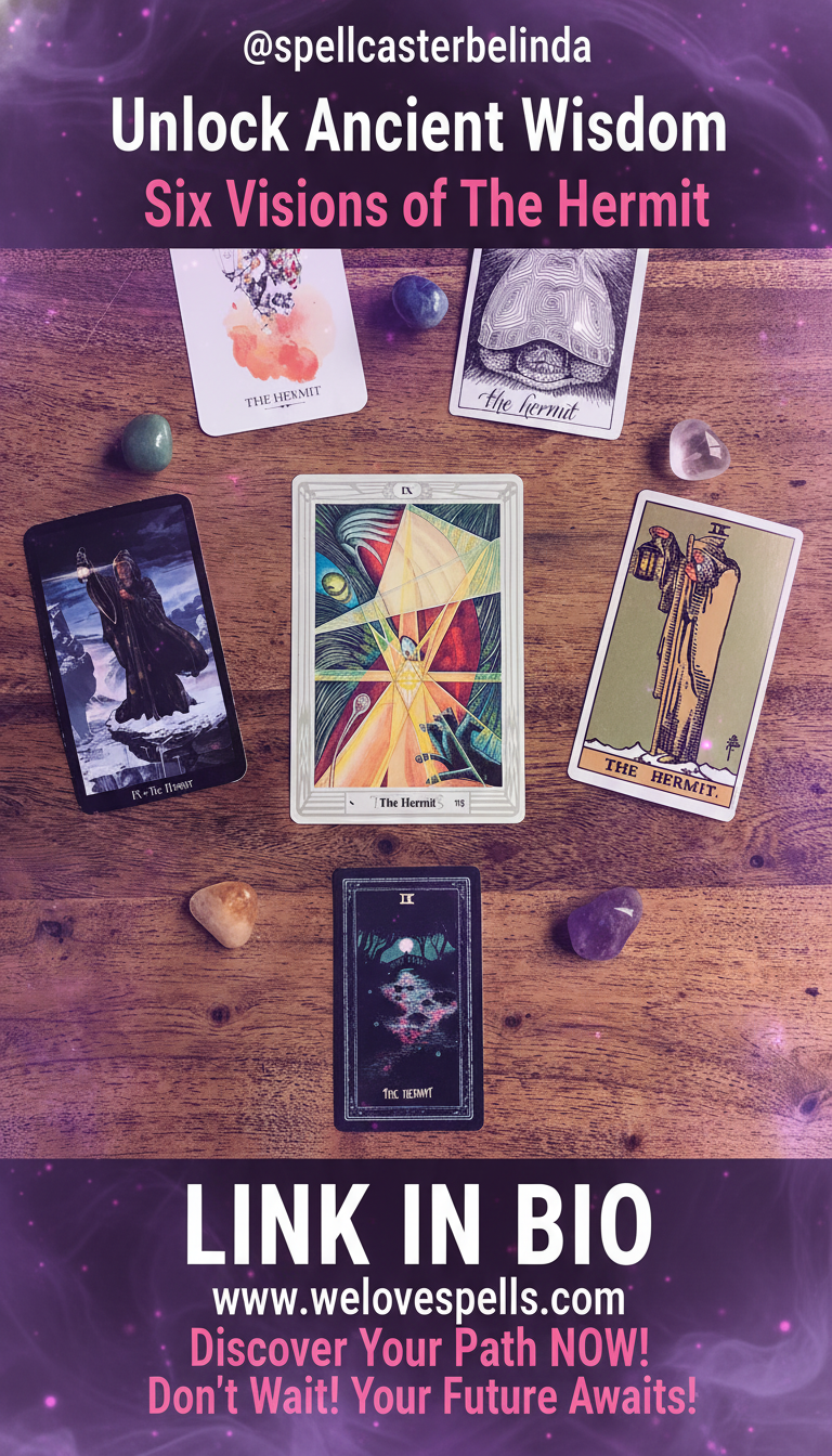 Samhain ritual altar with candles and tarot cards for inner reflection