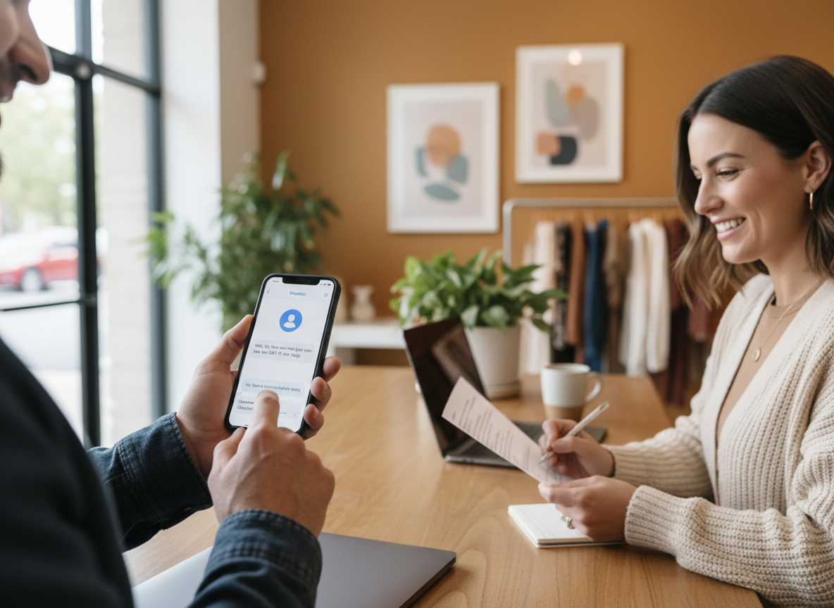 Customer-agent chat Customer-agent chat