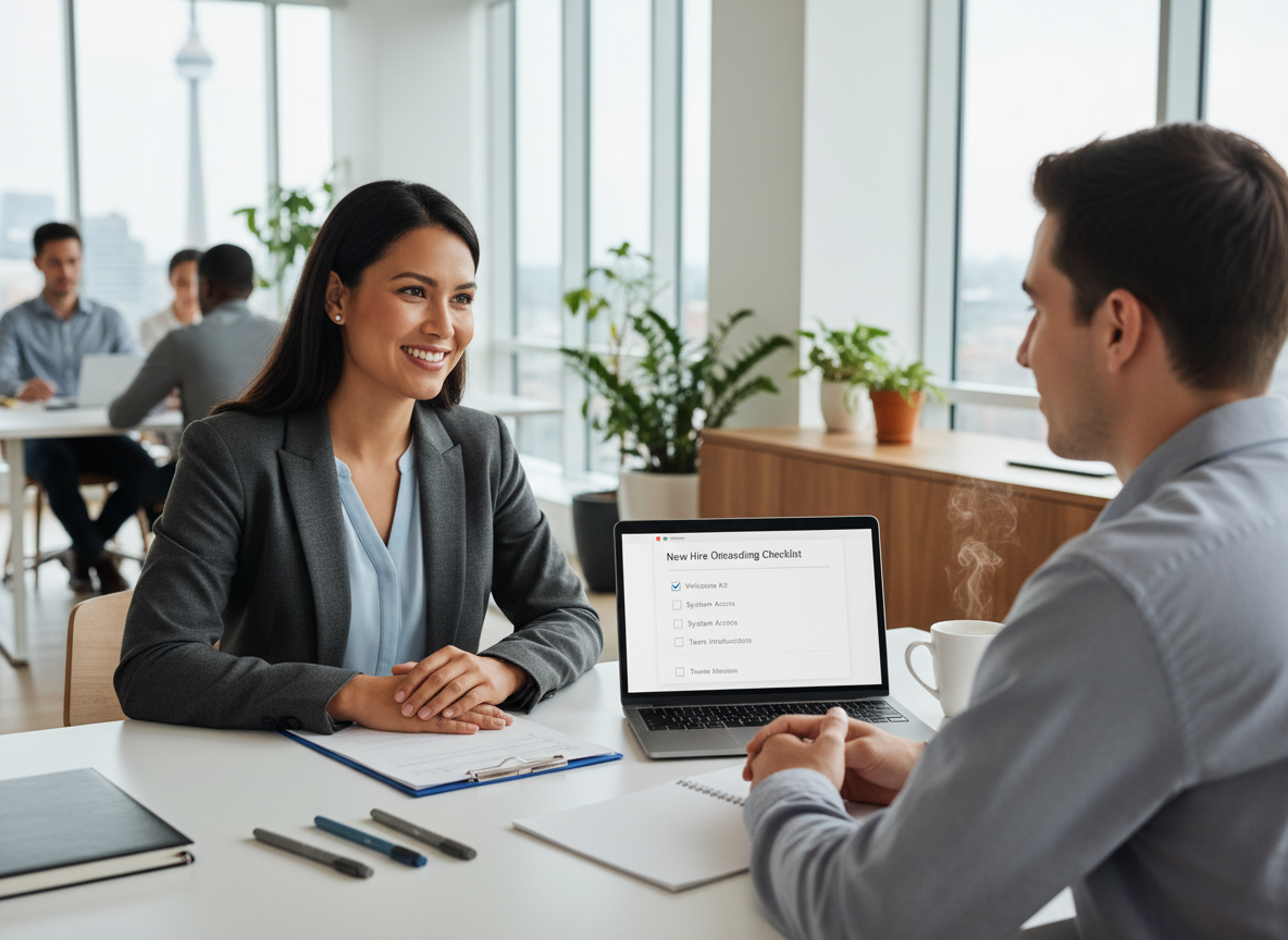 HR onboarding session