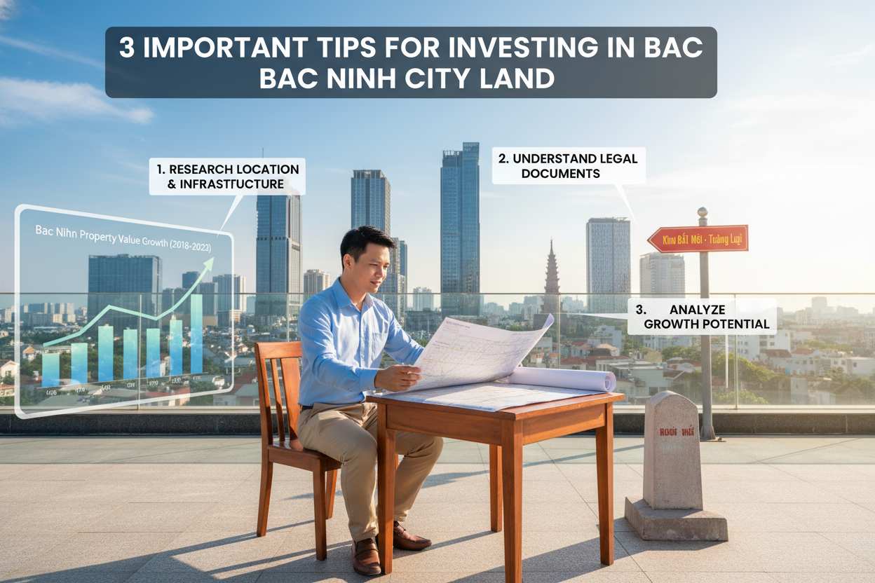 3. Lưu ý quan trọng khi đầu tư Đất nền Thành phố Bắc Ninh