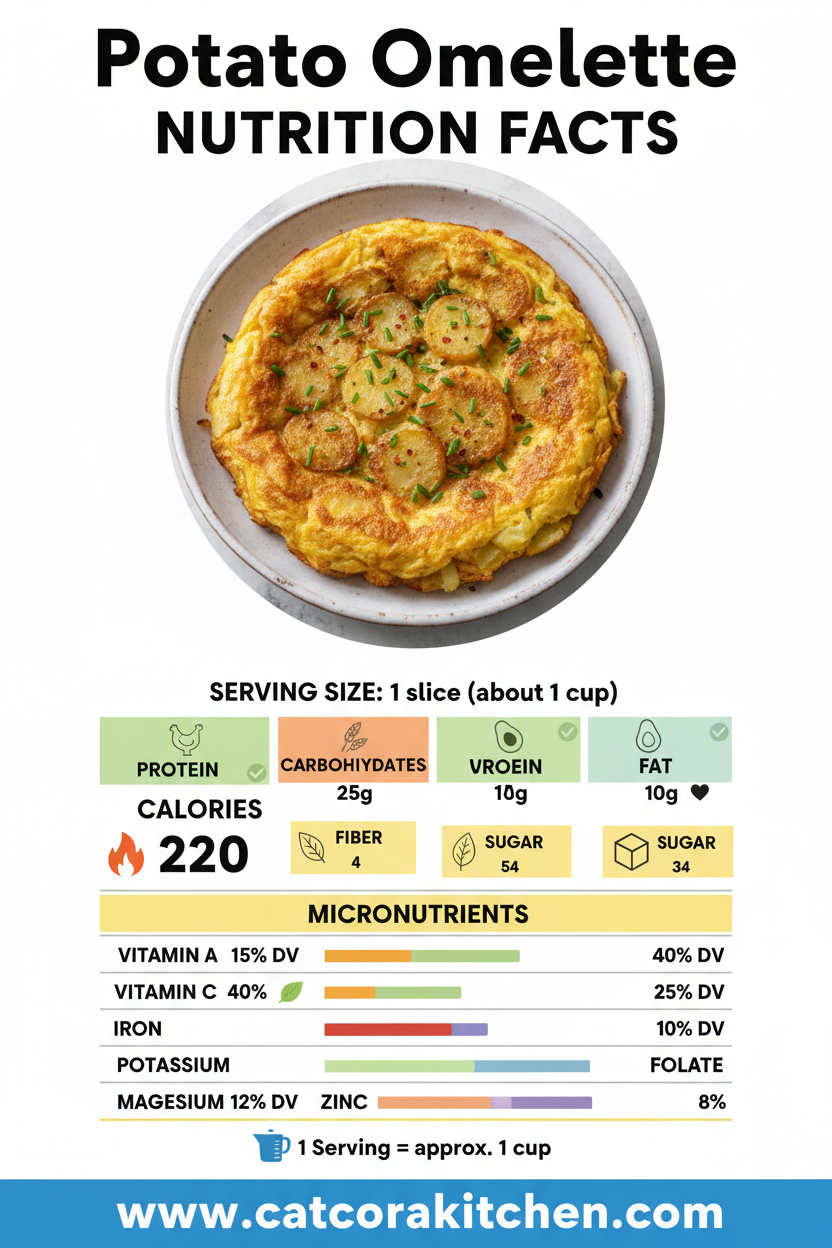 Spanish Potato Omelet nutritional information
