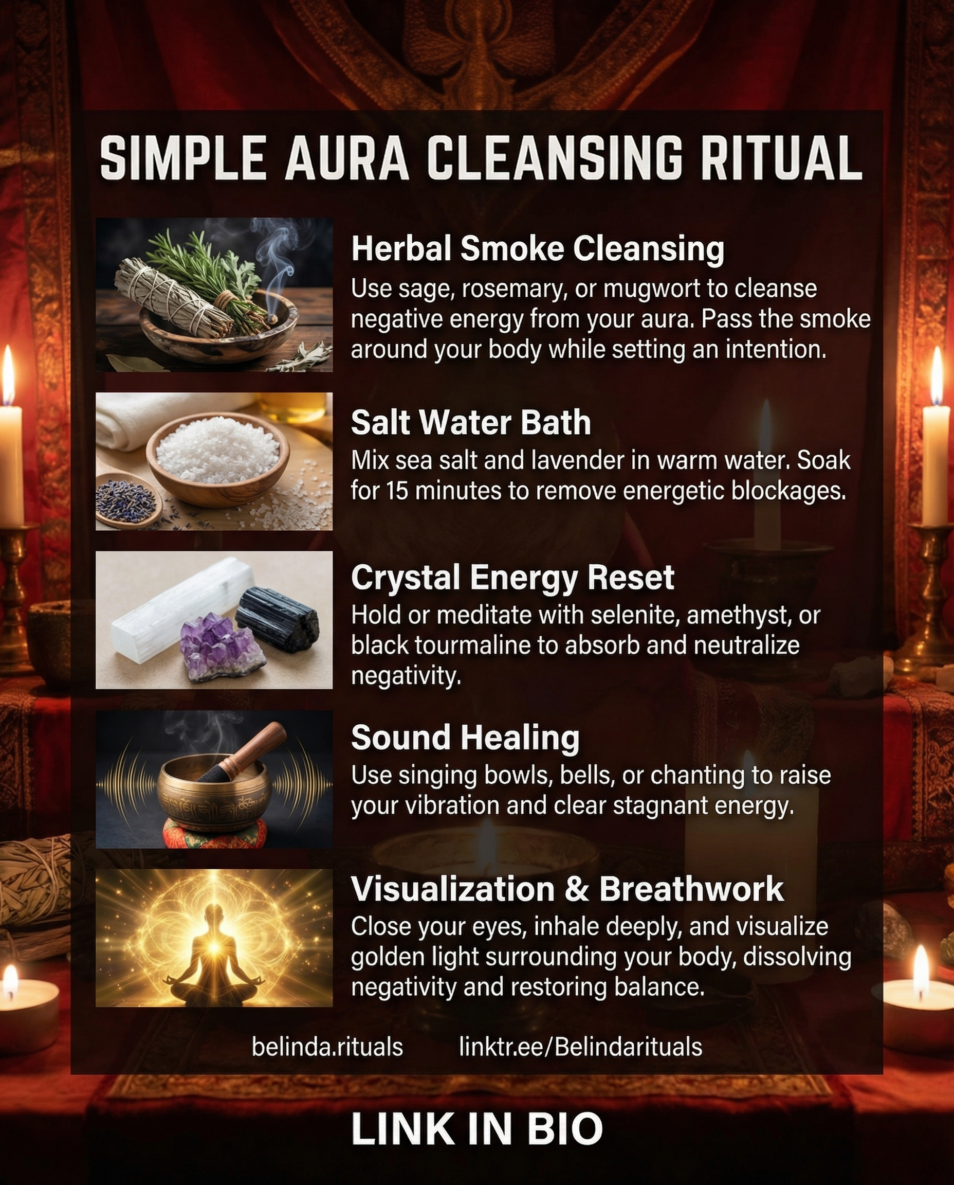 Full Moon Aura Cleansing Ritual