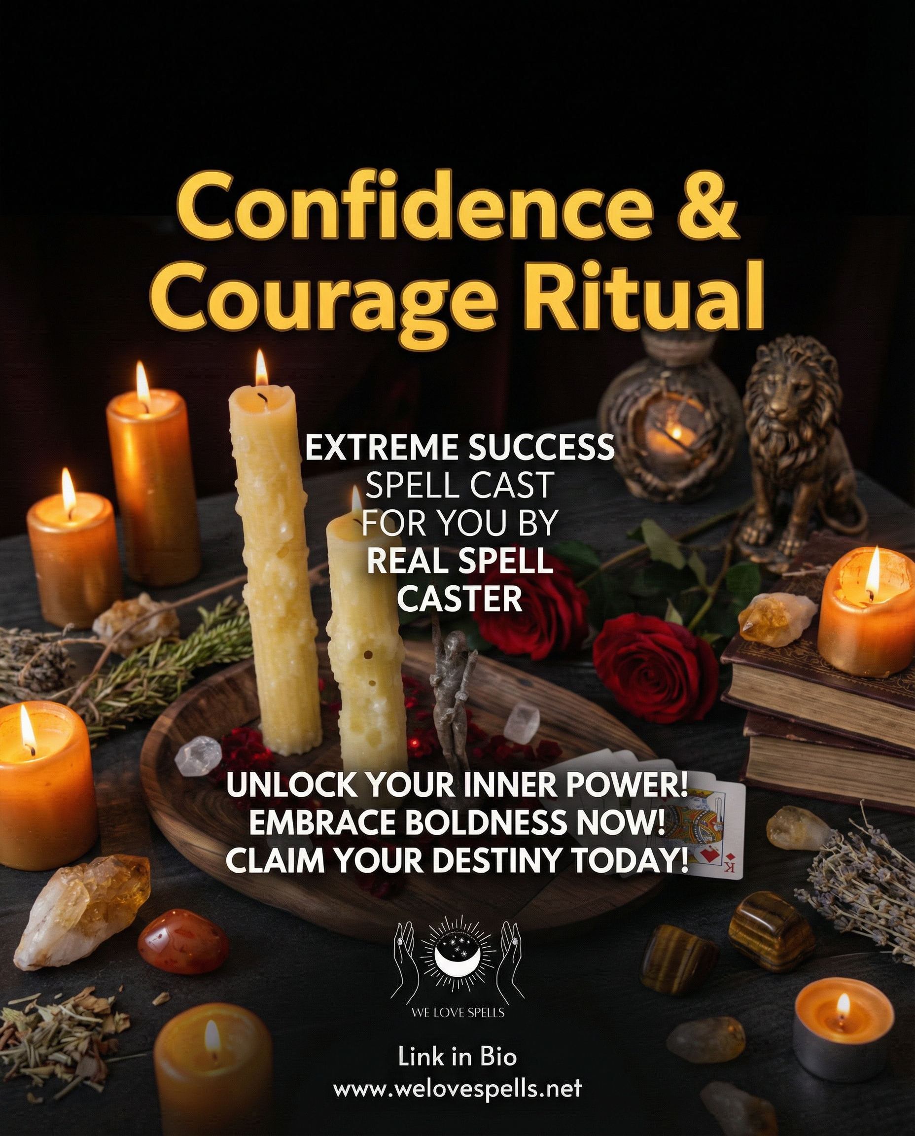 Confidence and courage ritual empowerment image