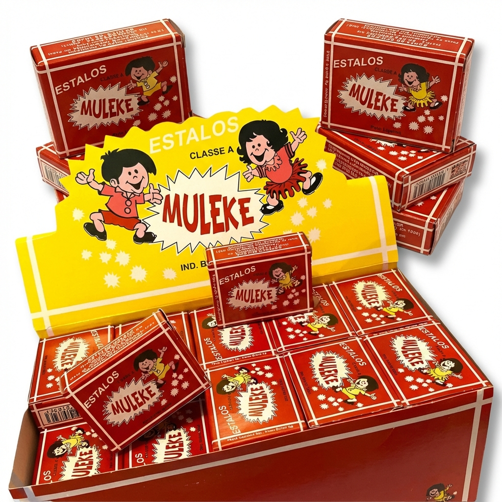 Voce e um fotografo profissional de e-commerce para Brasil. Use a imagem de referencia APENAS como referencia do PRODUTO (forma, proporcoes, textura, cores e acabamento). Nao copie o fundo/cenario da imagem de referencia. Preserve o produto fielmente. Nao redesenhe nem reinterprete o produto. Nao adicione nem remova partes do produto. Nao crie selos, badges, etiquetas ou elementos extras. Foto quadrada 1200x1200, ultra-realista, nitida, com iluminacao profissional e sombra natural. UMA FOTO UNICA, sem colagem, sem mosaico, sem multiplos quadros. Nao desenhe caixas de texto, banners ou placeholders; o texto sera aplicado depois. Sem pessoas, sem maos, sem textos gerados, sem marcas dagua, sem itens extras. Categoria: Brinquedos. : MULEKE. Paleta: vermelho. Estilo do nicho: estalinho, Brinquedos, uso. Fundo branco puro #FFFFFF, iluminação neutra e foco técnico no produto sem elementos extras. Uso previsto: uso diario com praticidade. Paleta próxima a vermelho. Inclua referências visuais a estalinho, Brinquedos, uso. Nicho: Infantil/Bebe. Visual leve e amigavel, cores suaves e aspecto seguro. Evitar: sem excesso de cores, sem personagens licenciados. Fundo branco puro #FF