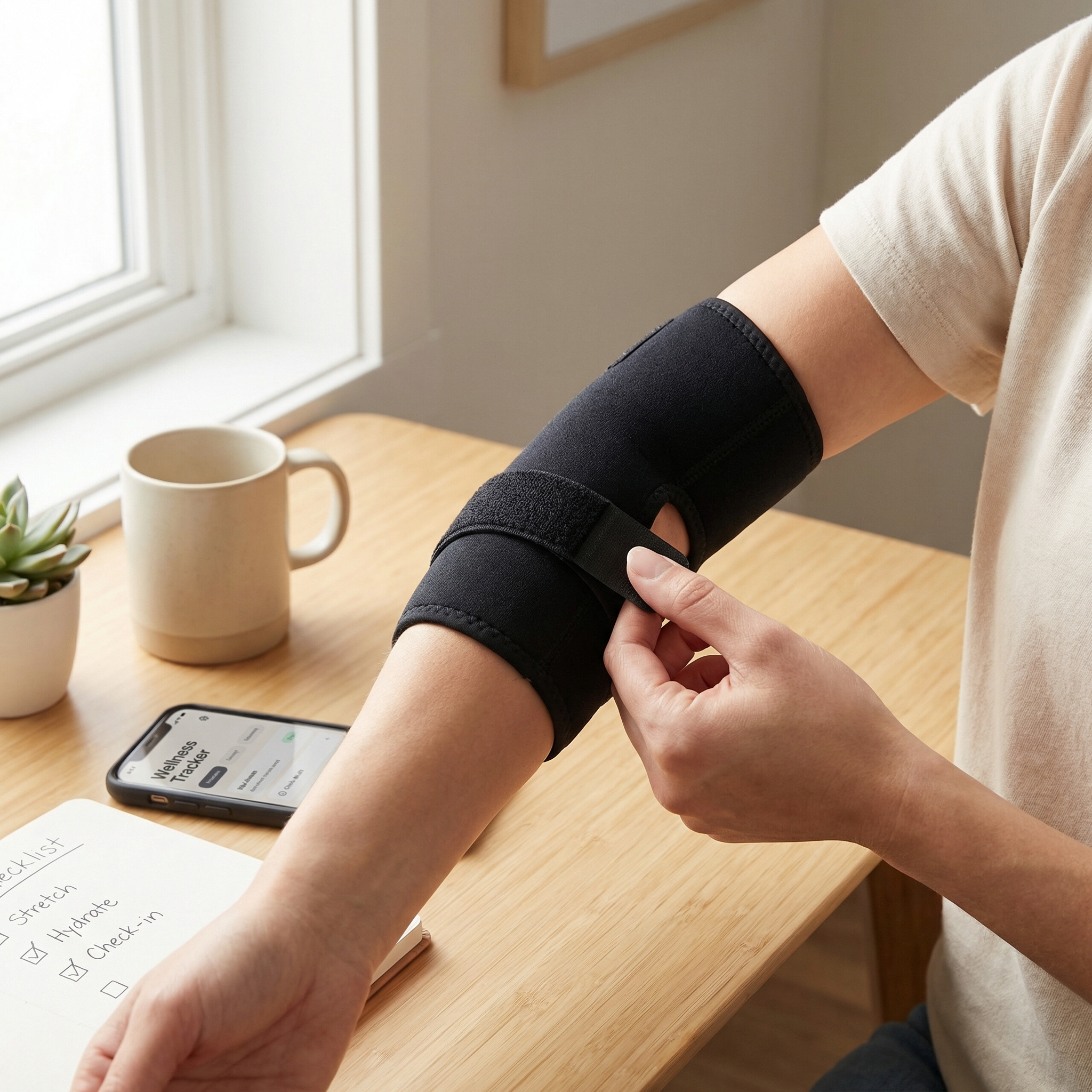 肘サポーターで活力を取り戻すまとめイメージ