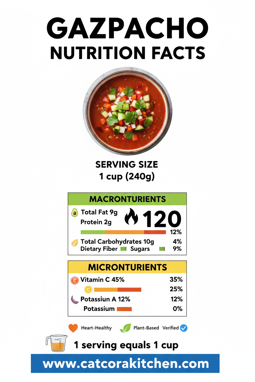 Gazpacho nutritional information