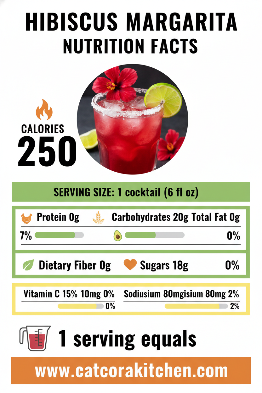 Hibiscus margarita nutritional information