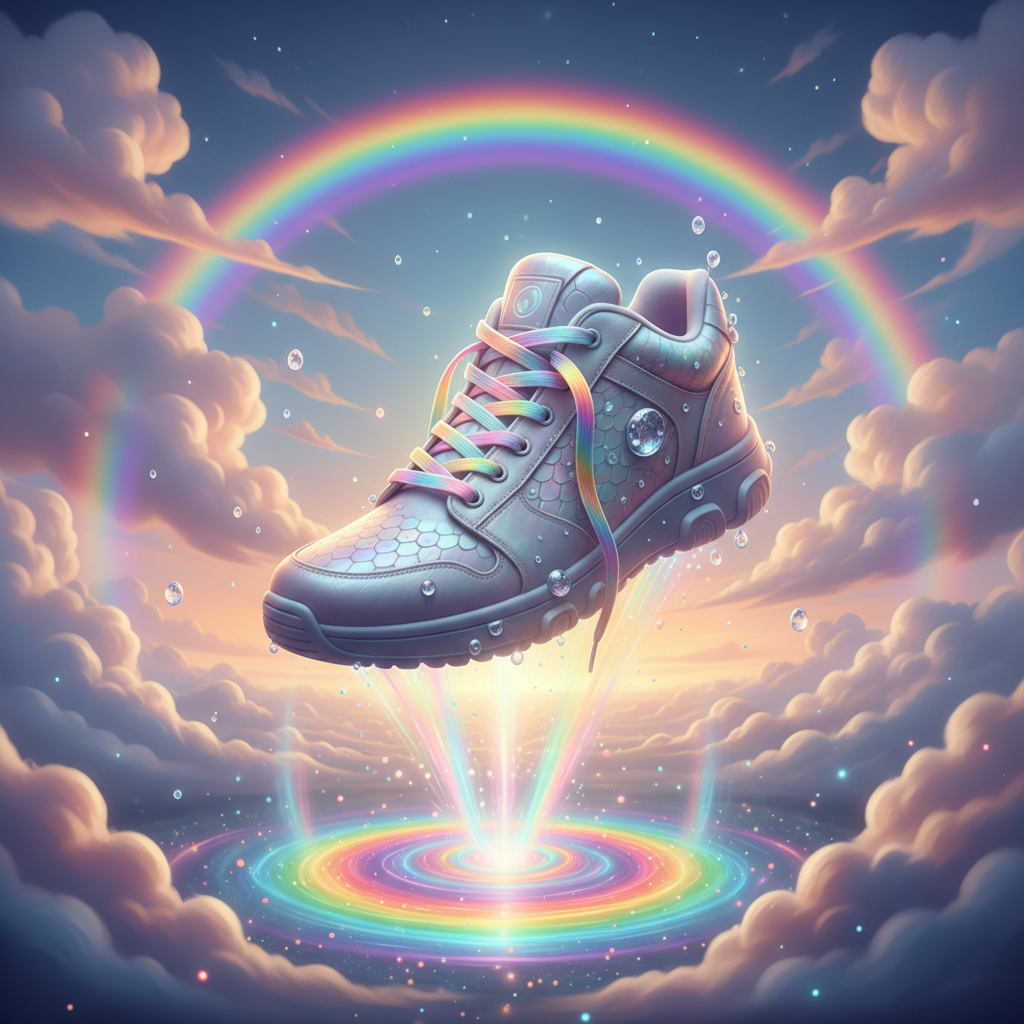 Product photo reimagined in fantasy scene with AI image transformation