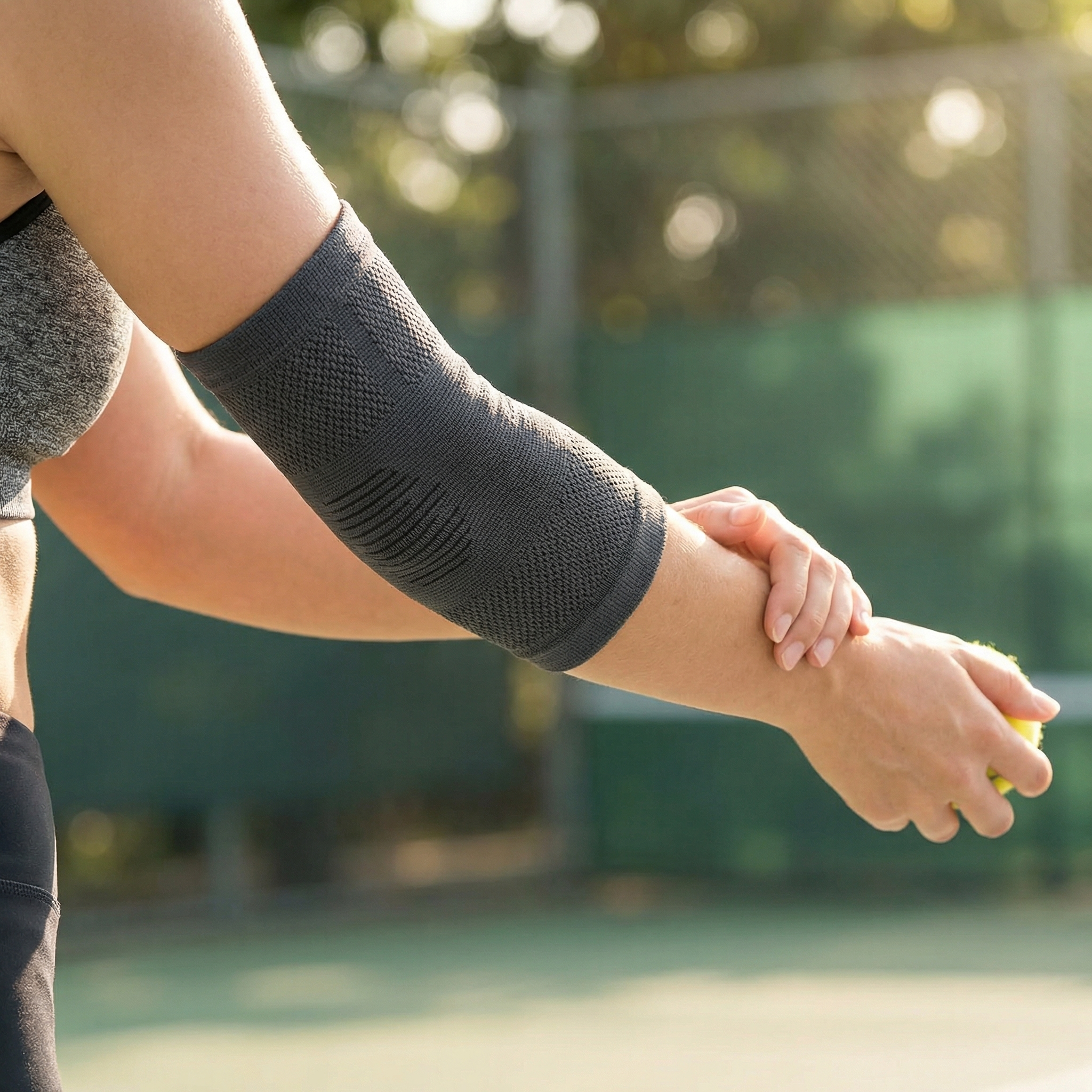 ゴルフやテニスを楽しむあなたへ：肘を守る工夫