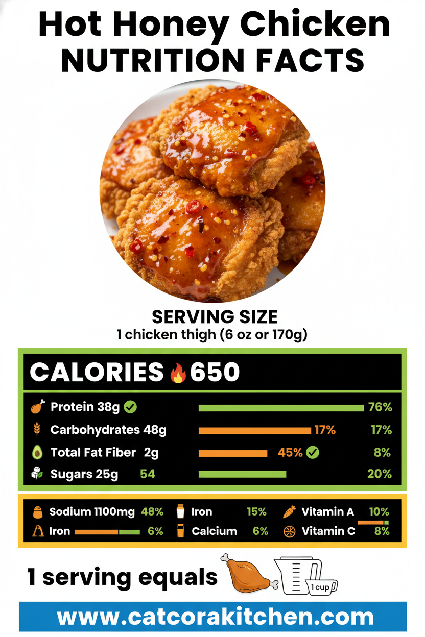 Hot Honey Chicken nutritional information