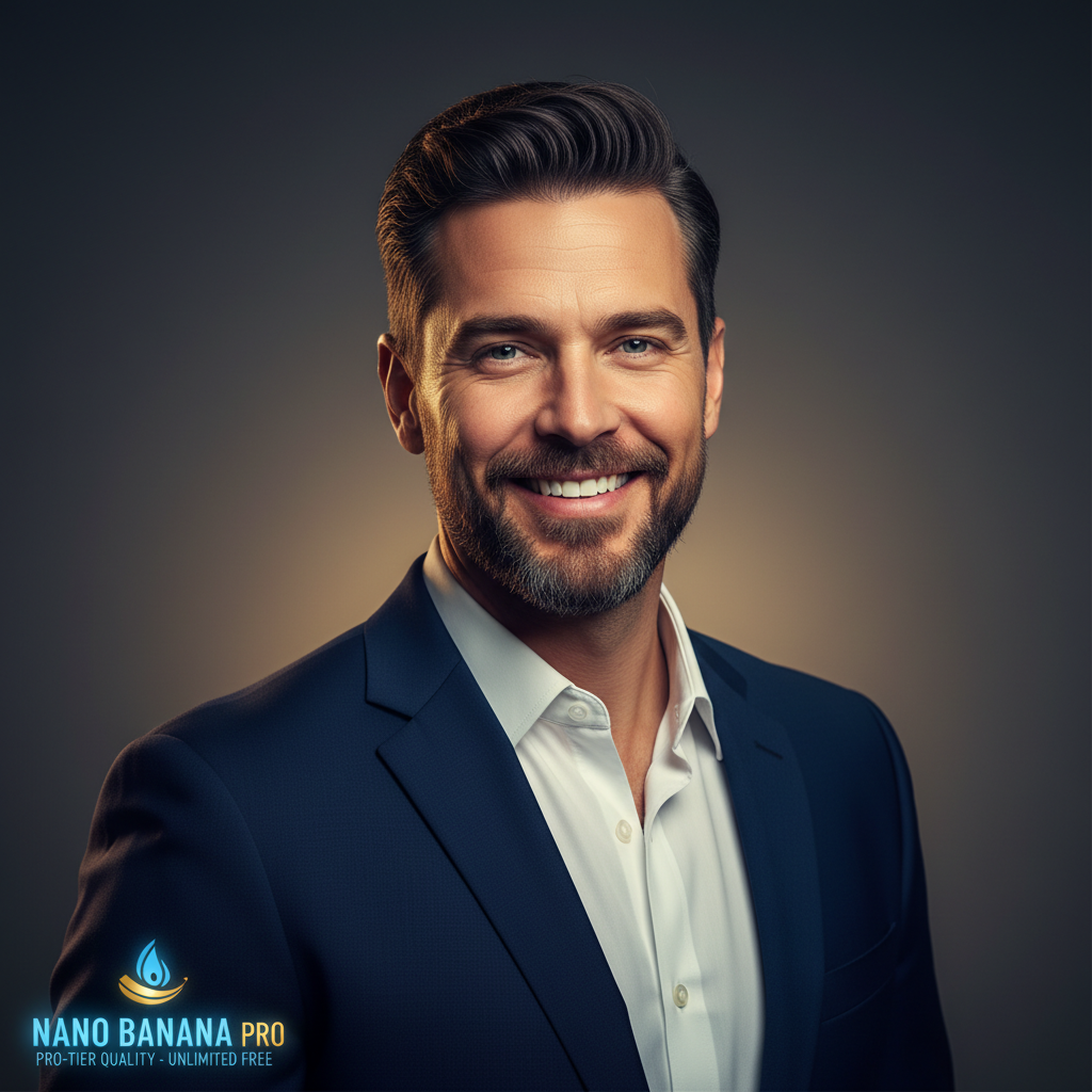 Nano Banana Pro Free Unlimited — photorealistic 4K portrait generated with Pro-tier quality