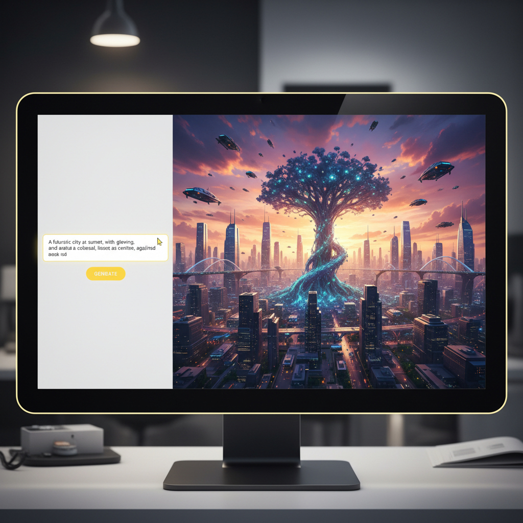 Nano Banana Pro no login split view — prompt input on left, 4K AI image result on right with zero friction