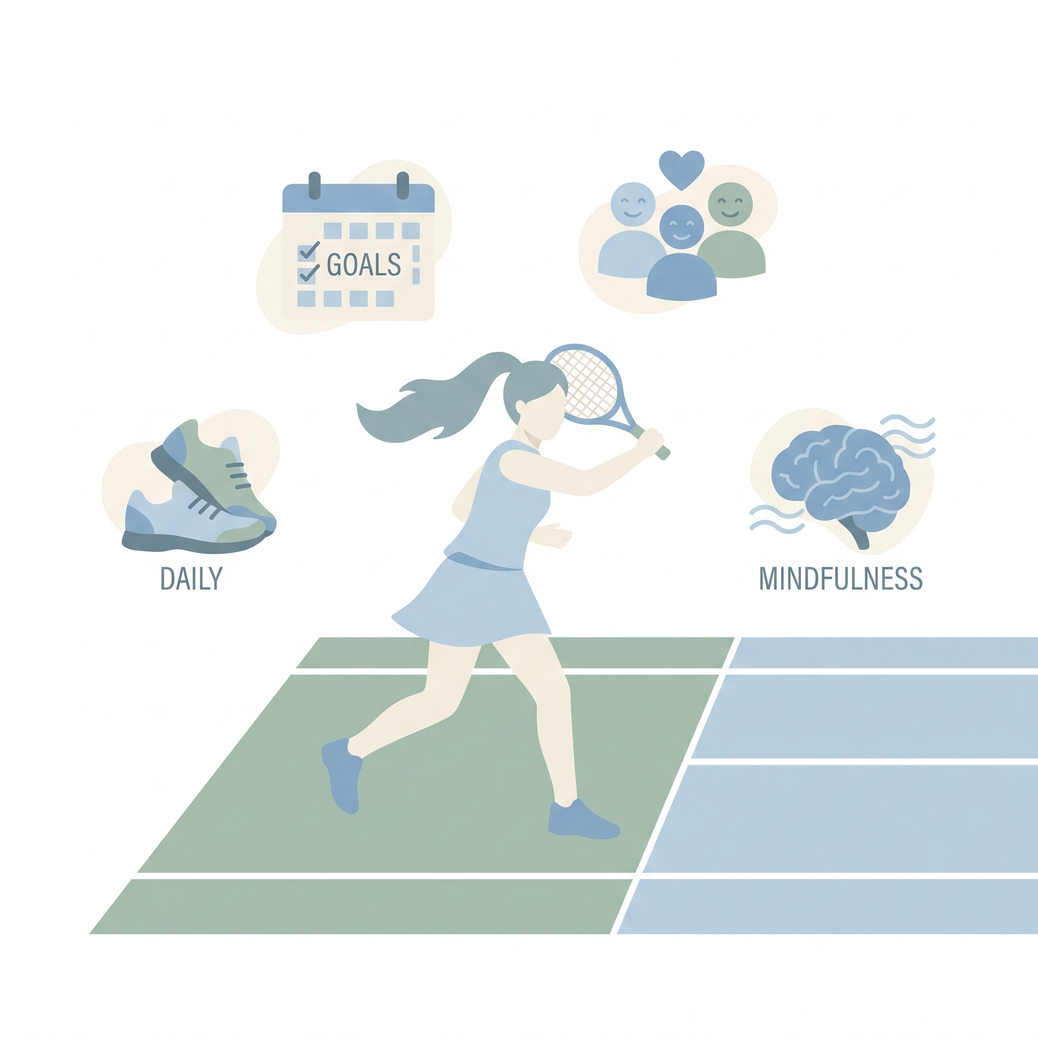 テニス基礎技術を確実に向上させる週末プレイヤーのための効果的アプローチ