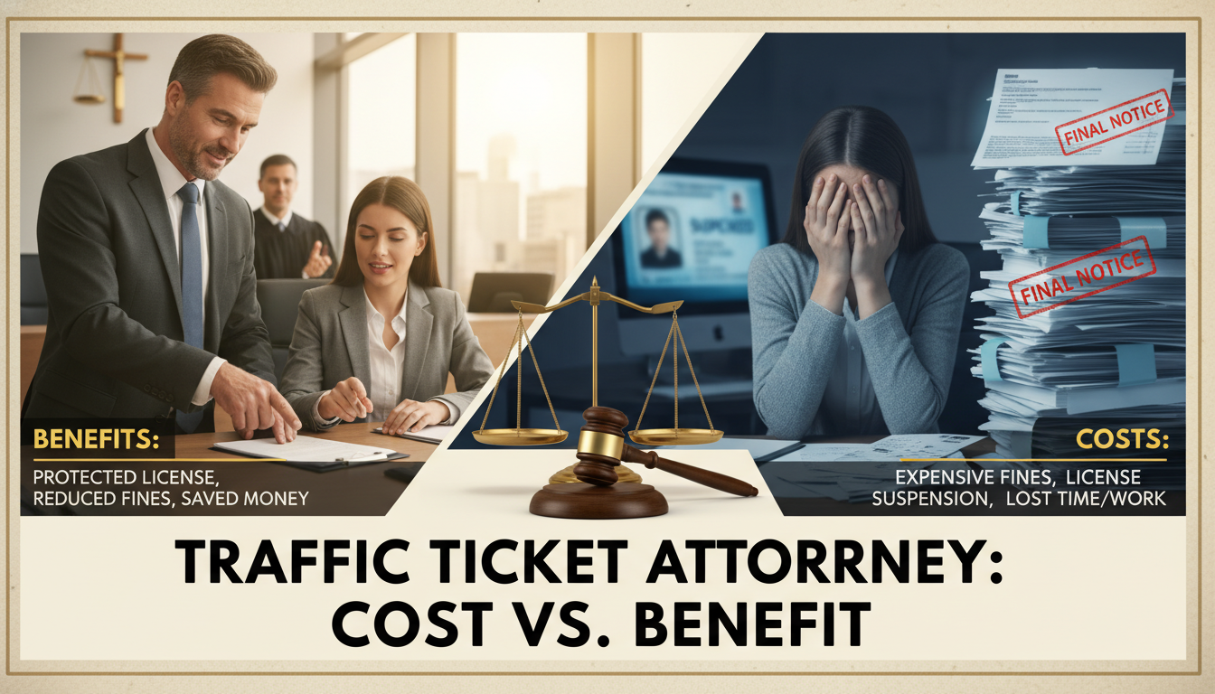 Cost of Traffic Ticket Attorney Explained: What Drivers Need to Know