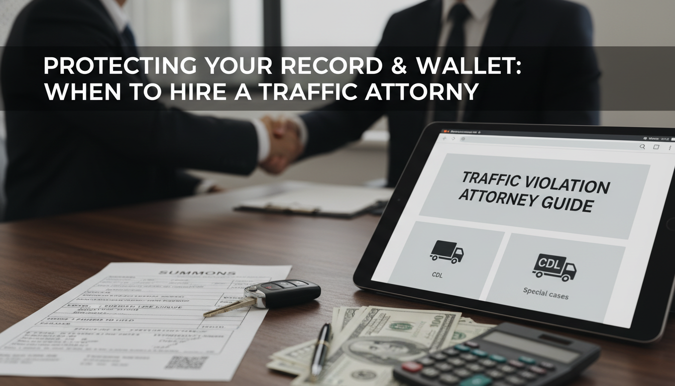 Traffic Violation Attorney: When to Hire One