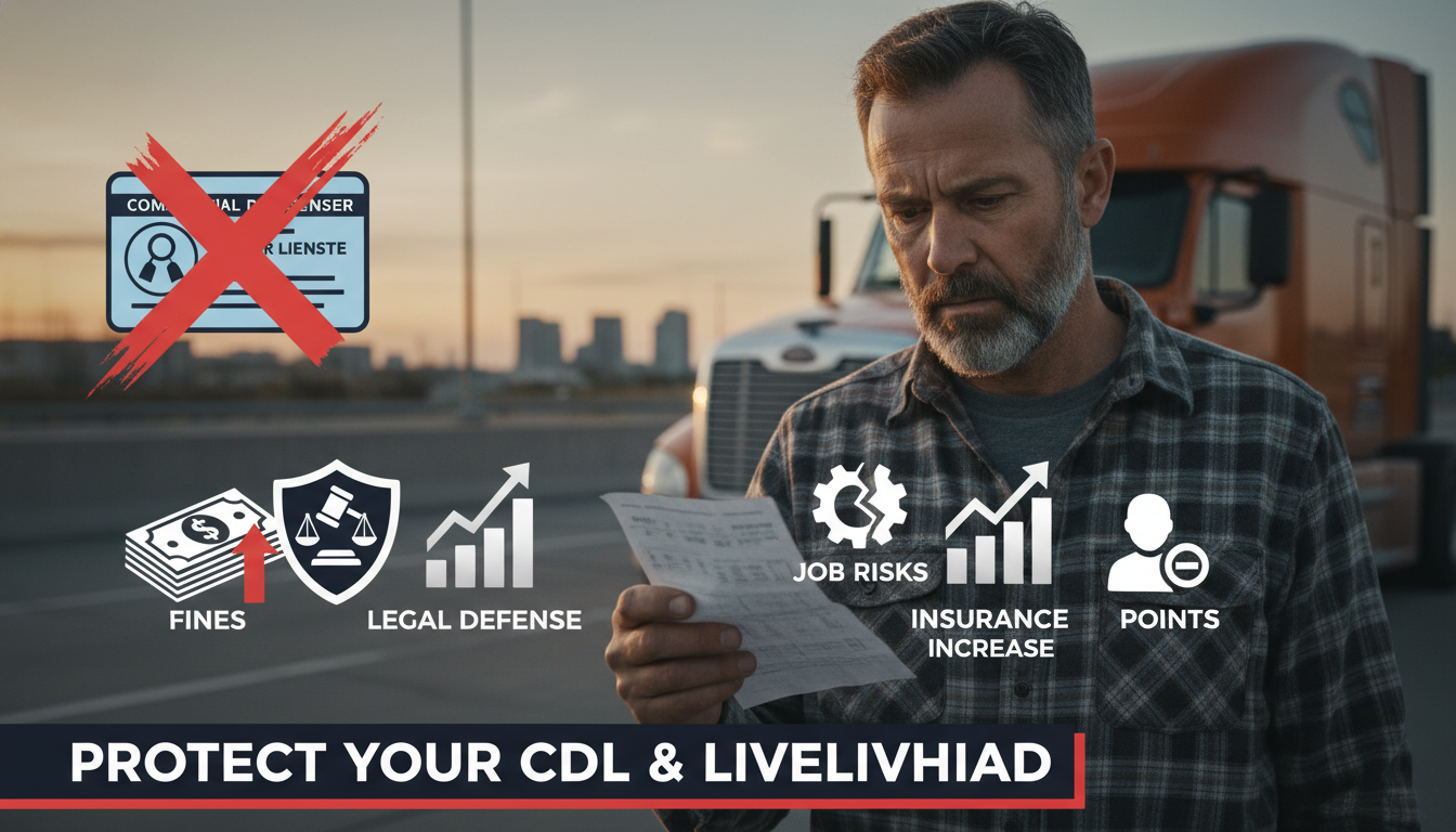 CDL Traffic Violations: How to Protect Your Career
