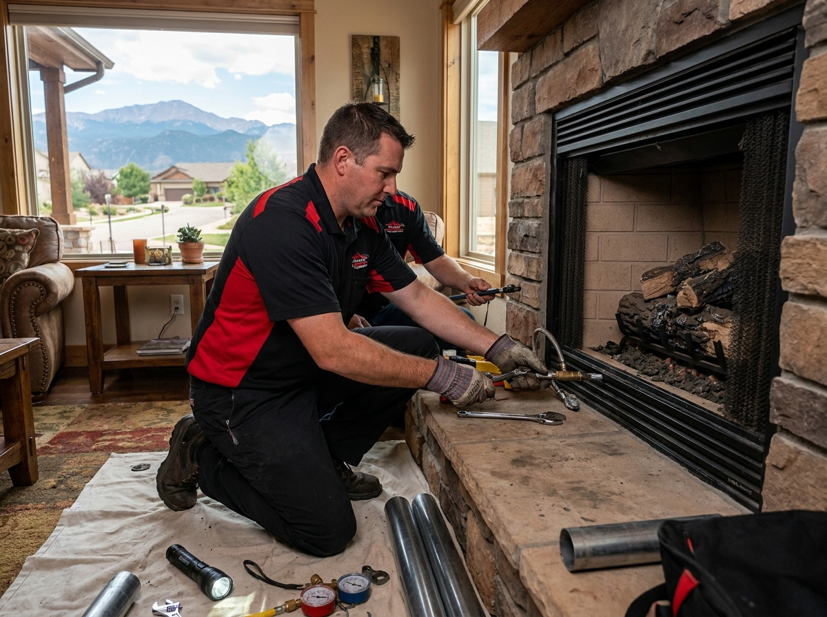 Gas Log Conversion in Colorado Springs, CO