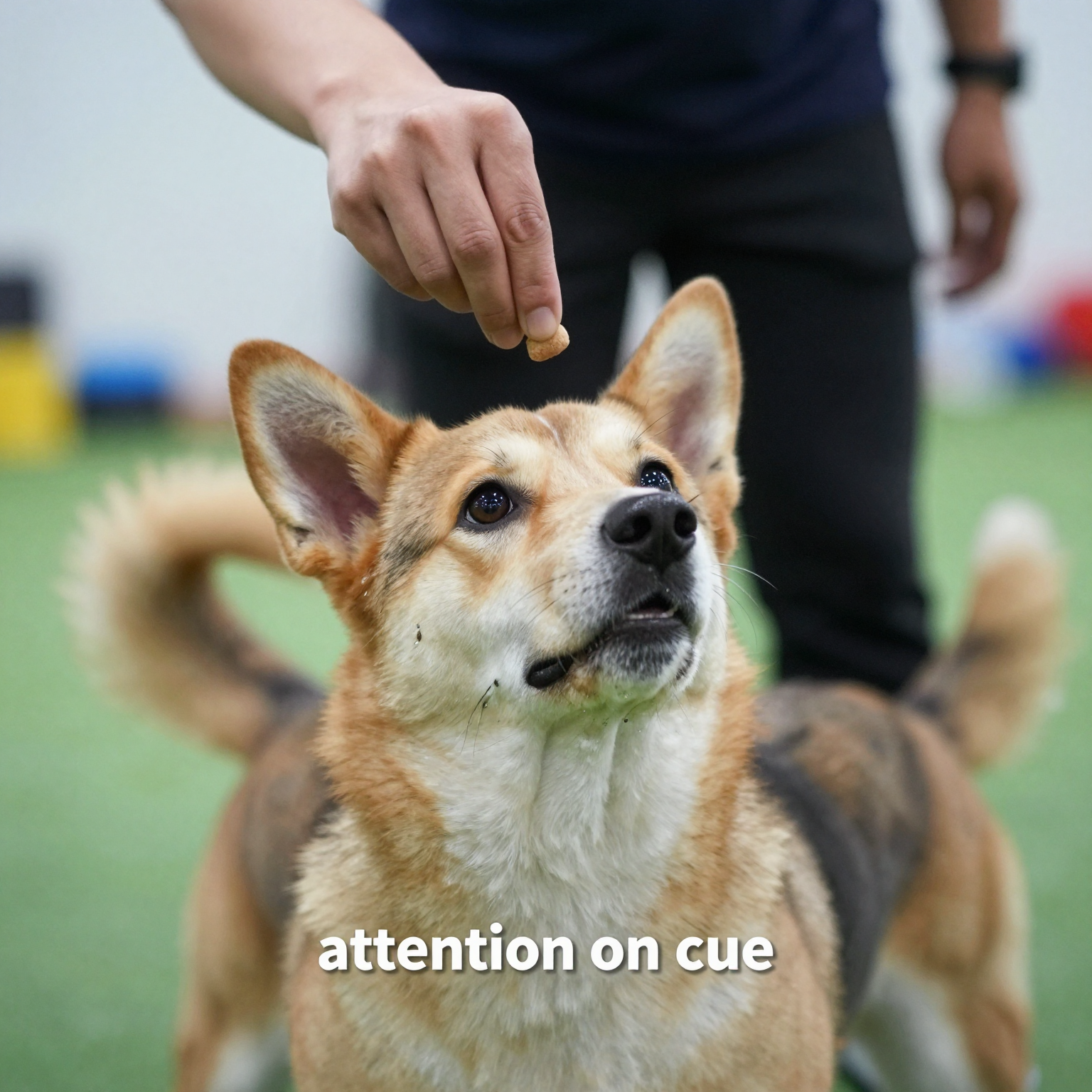 2. Teach “Name Game” (Get Attention on Cue)